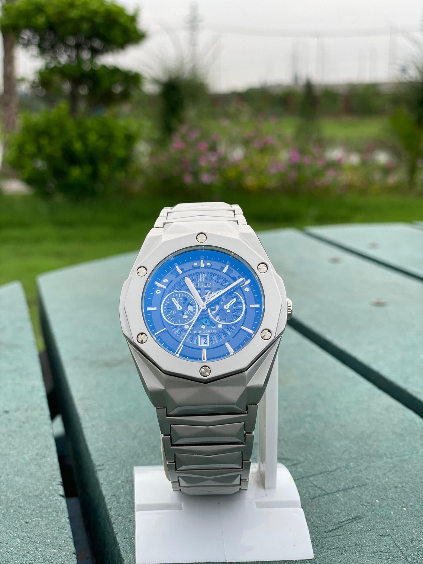Hublot Blue Chronograph